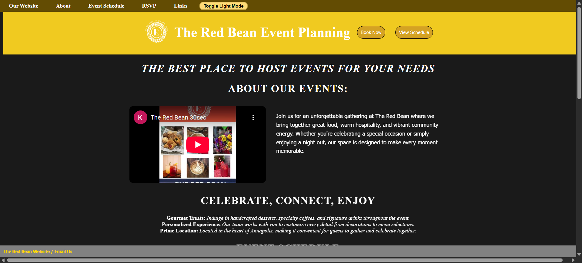 The Red Bean Website